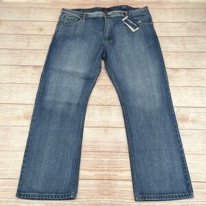 Men's RON CHERESKIN Denim Blue Jeans Size 42X30 100% Cotton